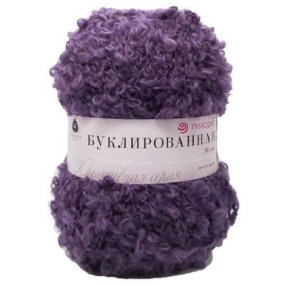 Пехорка Буклированная (ежевика 191) 30% мохер 20% шерсть 50% акрил 200 гр/220 м